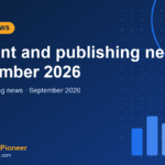 Content marketing news September 2026 graphic showing publisher traffic falling as AI crawlers rise